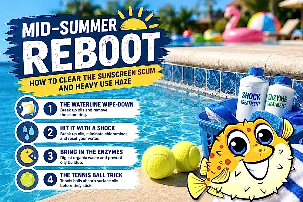 How to Clear the Sunscreen Scum and Heavy Use Haze